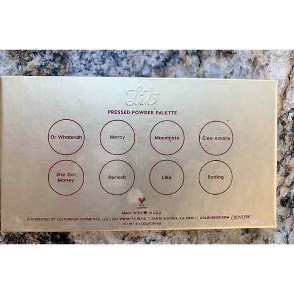 COLOURPOP X BRETMAM ROCK LIMITED LIT EYE SHADOW PALETTE NIB - Picture 4 of 8